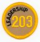 Leadership 203 Merit Patch (Gold) 