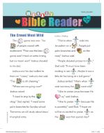 Weekly Bible Reader (take-home paper) / Spring