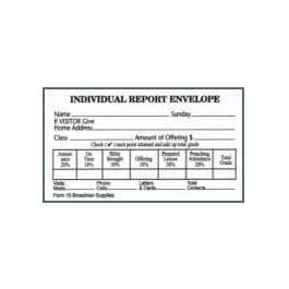 Individual Envelopes- Six Point System (500 box)