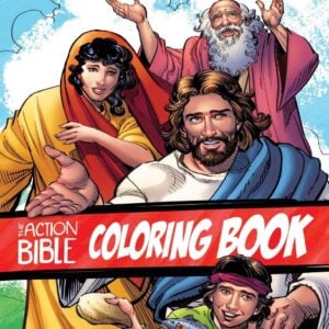 The Action Bible Coloring Book: 55 Reproducible Pages of Bible Heroes and Devotions