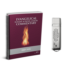 Evangelical Sunday School Commentary Savings Pack 1 / Lg Print & Microsoft Word USB / 2025-2026