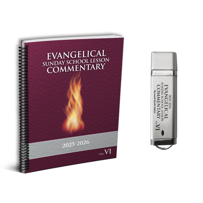 Evangelical Sunday School Commentary Savings Pack 1 / Lg Print & Microsoft Word USB / 2025-2026