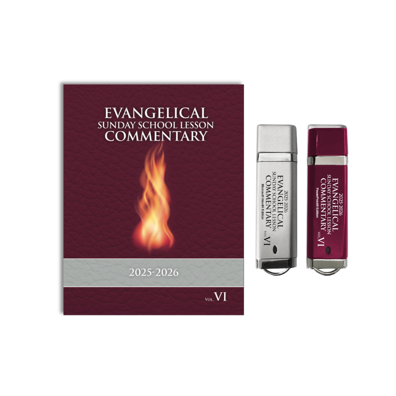 Evangelical Sunday School Commentary Savings Pack 3 / Hardcover, Microsoft Word & PowerPoint USBs / 2025-2026