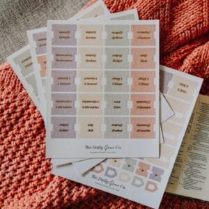 Pastel Floral Bible Tabs