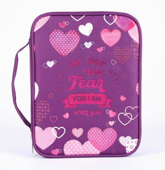 Bible Cover Canvas Do Not Be Afraid Medium