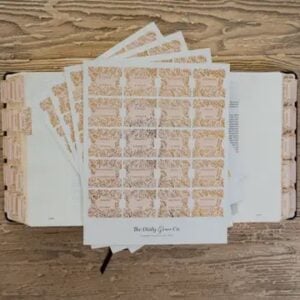 Gold Foil Bible Tabs - Carnation