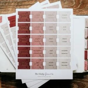 Rose Floral Bible Tabs