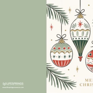 Christmas Card Boxed Set - Ornaments Drawing